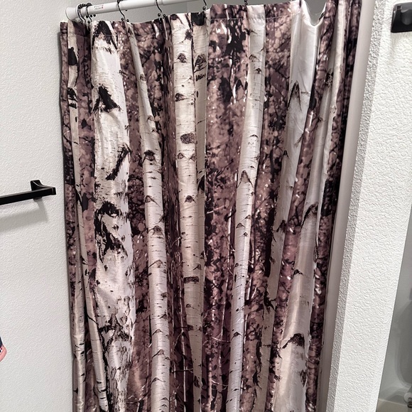 ModCloth alpine shower curtain in winter birch - Picture 4 of 5